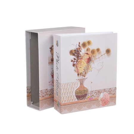 Fotoğraf Albümü 100'lük Kutulu 10x15cm Çiçek Desenli Kapak