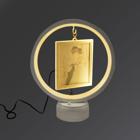 Fotoğraf Çerçevesi - 2 Fotoğraflı Led Işıklı Askılı Çerçeve