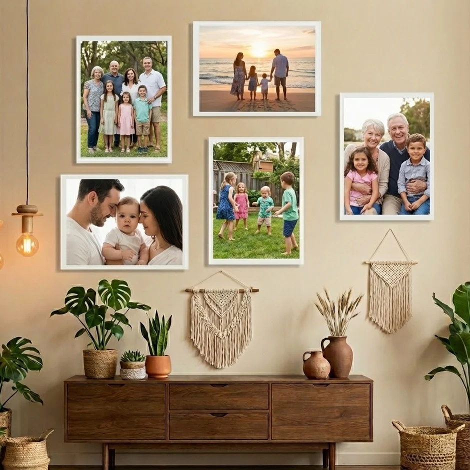 Fotoğraf Çerçevesi - Yapışkanlı - 20x30 cm - Beyaz