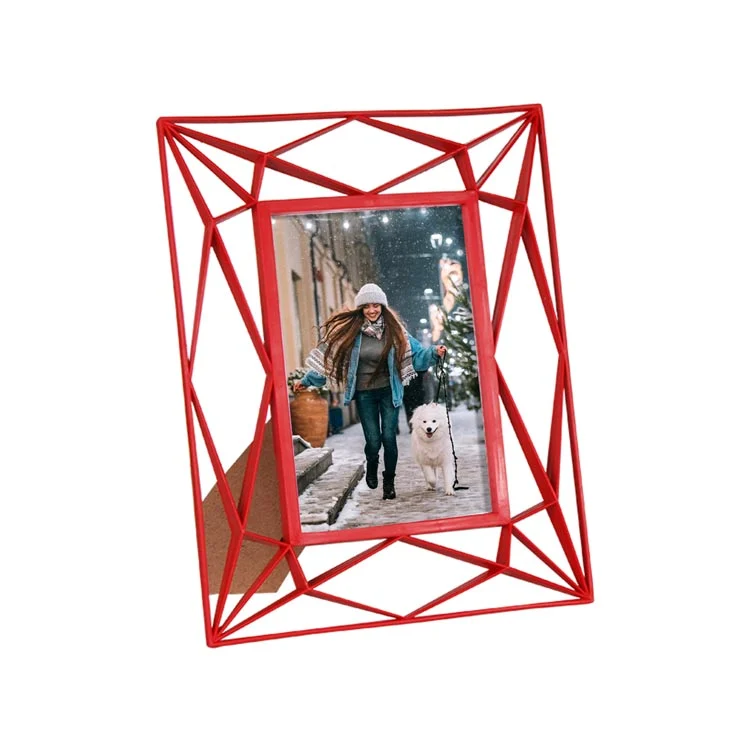 Fotoğraf Çerçevesi - 10x15cm Fotoğraflar İçin Kırmızı Renk