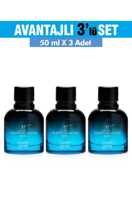 Erkek Parfüm 3'Lü Set Kolapsia 50 ml - Erkek Parfümleri