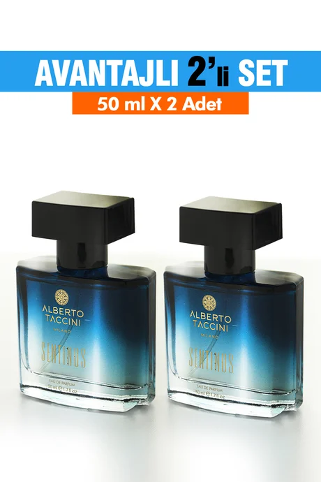 Erkek Parfümü Sentinus 2'Li Set 50 ml - Erkek Parfümleri