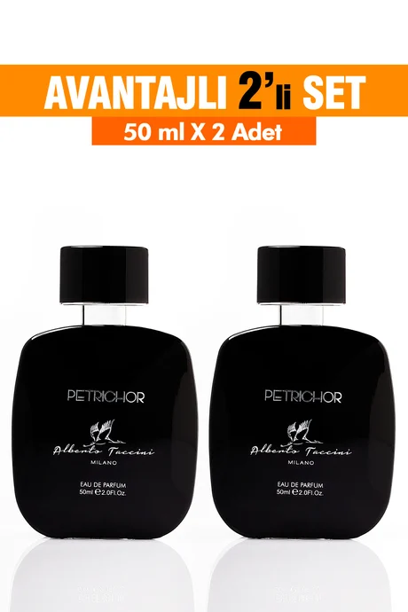 Kadın Parfümü Petrichor 2'Li Set 50 ml - Kadın Parfümleri
