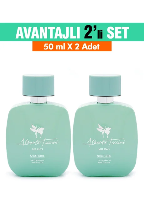 Kadın Parfümü Nice Girl 2'Li Set 50 ml - Kadın Parfümleri