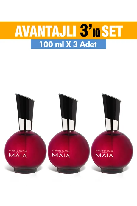 Kadın Parfümü MAIA  3'Lü Set -100 ml