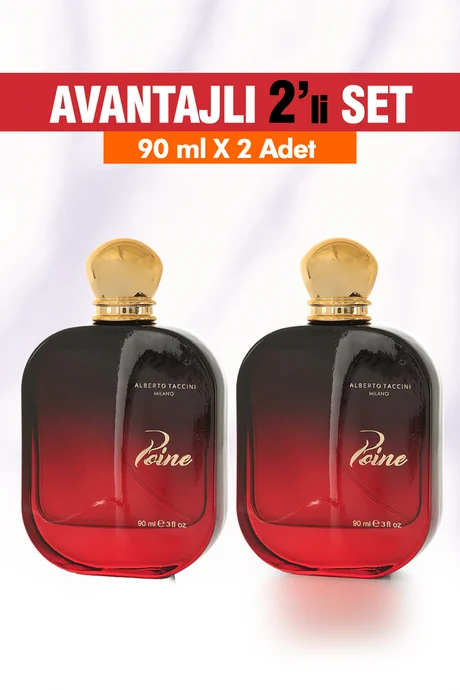 Kadın Parfümü Poine 2'Li Set - 90 ml